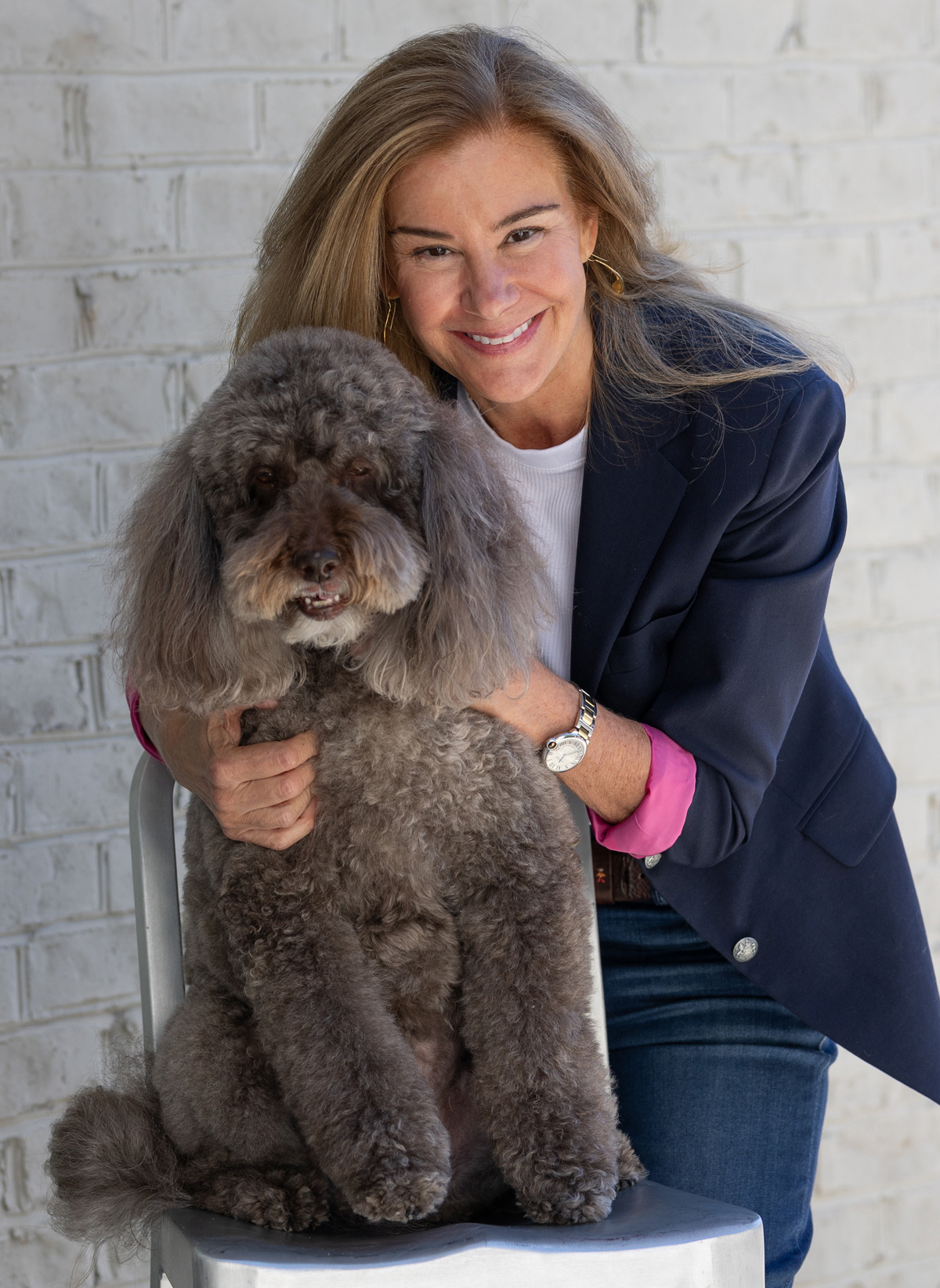 Beth Boulton with her dog Mamie