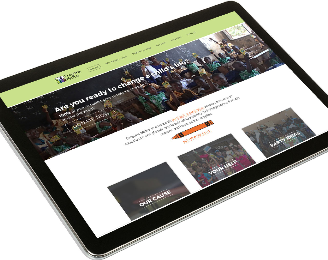 Crayons Matter Web Design and Development