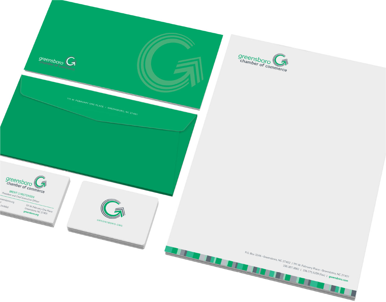 Greensboro Chamber of Commerce Stationery Package