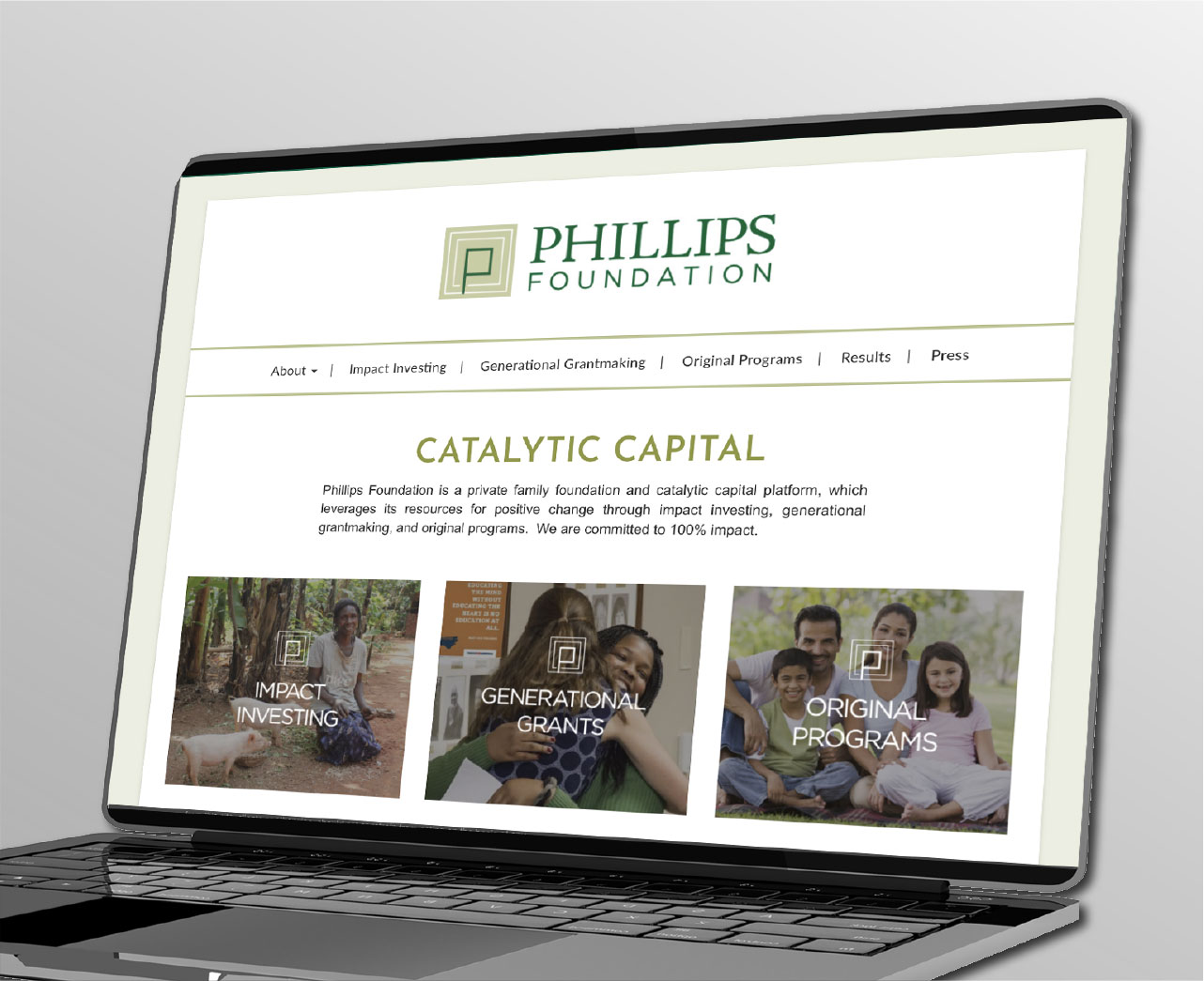 Phillips Foundation Website Development