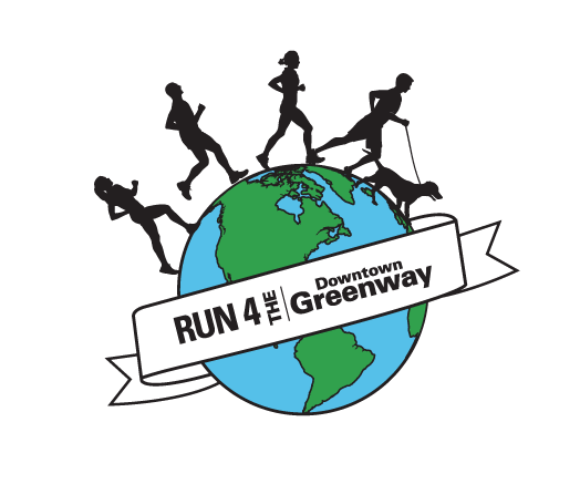 Downtown Greensboro Run for the Greenway Logo