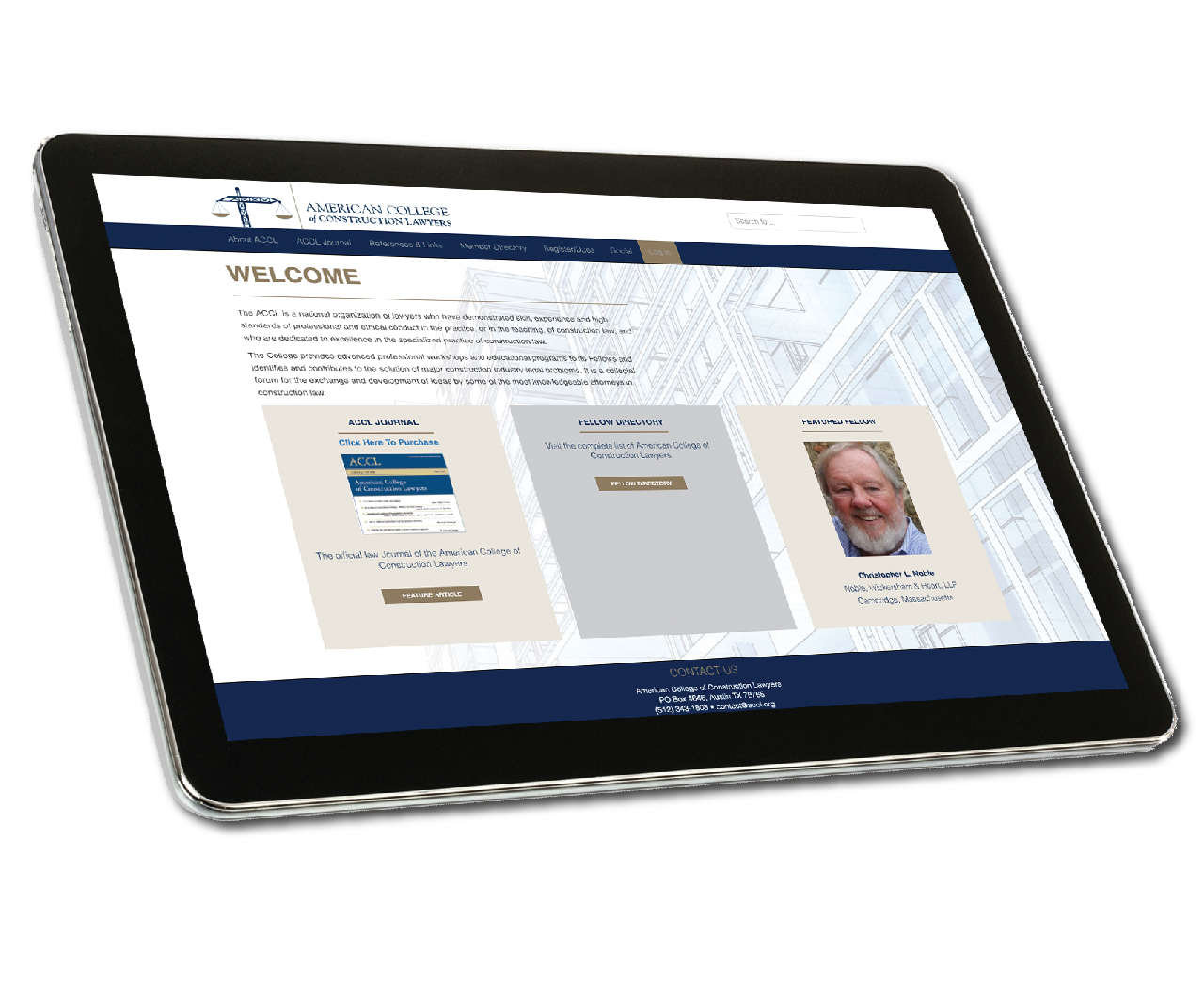 ACCL - American College of Construction Lawyers Website