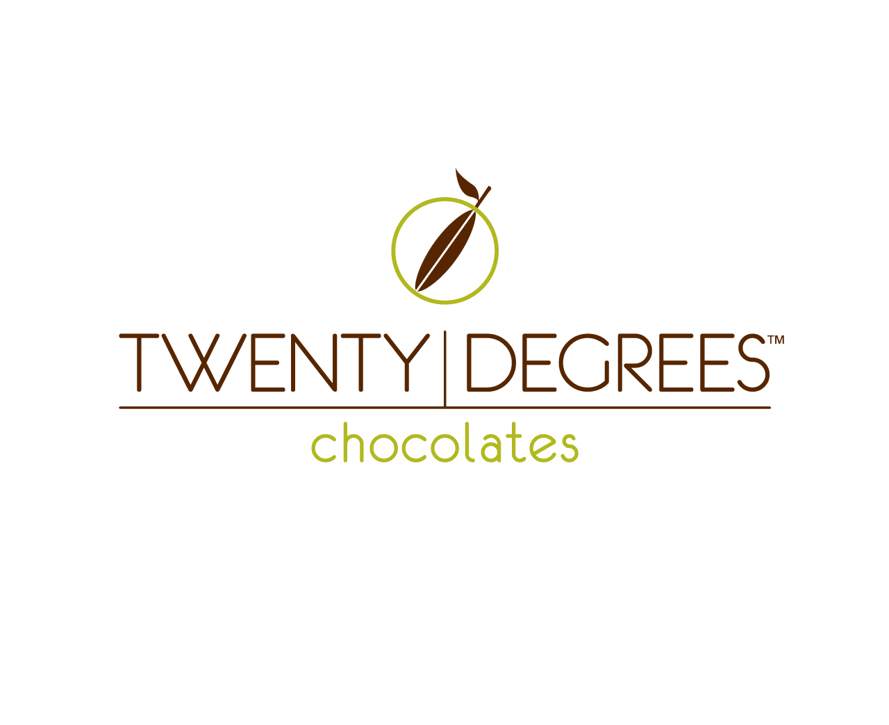 Twenty Degrees Chocolates Logo Design Charlotte NC