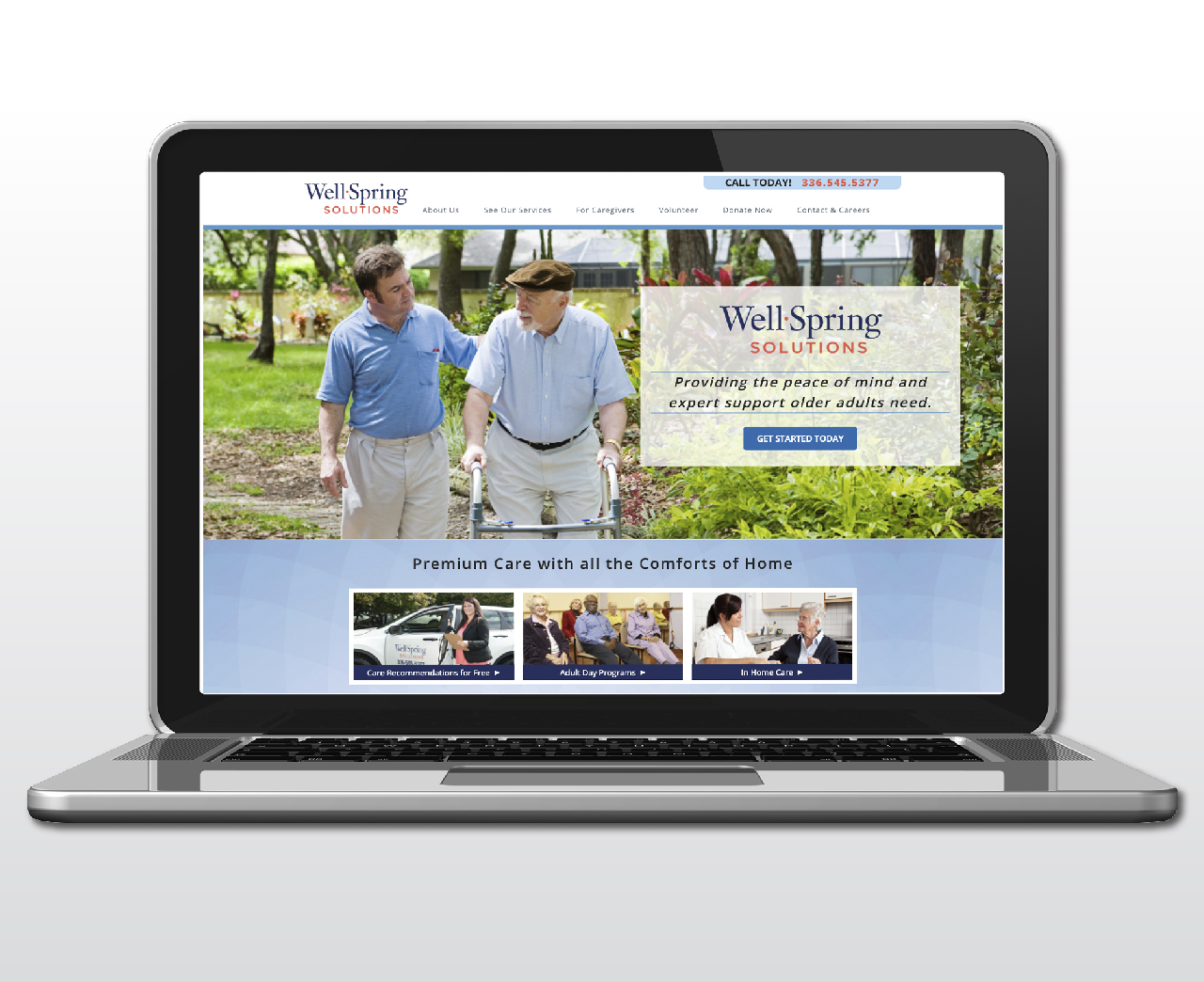 Well-Spring Solutions Website Redesign