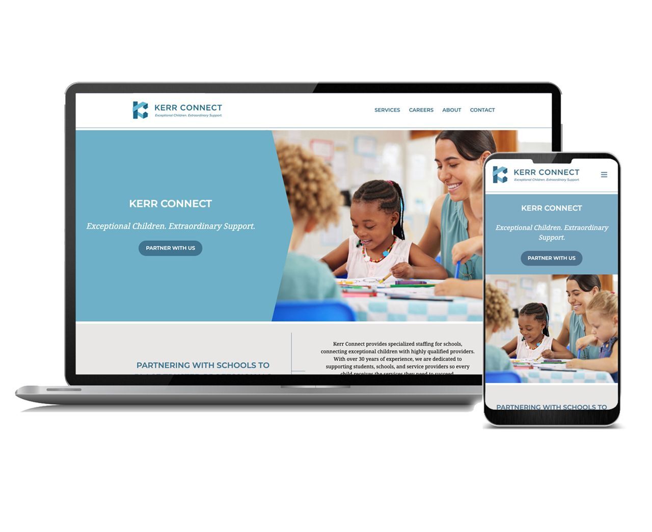 Kerr Connect Website preview